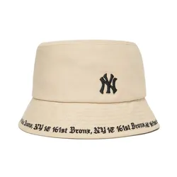 Mũ MLB Gothic Bucket Hat New York Yankees New York Yankees Beige 3AHTHG01N-50BGS Màu Be