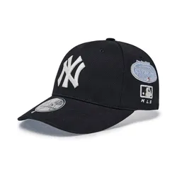 Mũ MLB Signature All-Over Patch Structure Ball Cap New York Yankees 3ACPB316N-50BKS Màu Đen