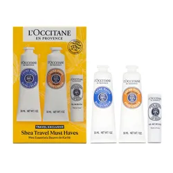 Set Kem Dưỡng Da Mềm Mại L'Occitane En Provence Shea Butter Travel Must Haves 3 Món