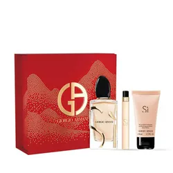 Set Nước Hoa Nữ Giorgio Armani Sì Intense EDP 100ml + Mini 10ml + Dưỡng Thể 50ml