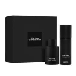 Set Nước Hoa Nam Tom Ford Ombre Leather EDP 100ml +  Xịt Toàn Thân All Over Spray 150ml