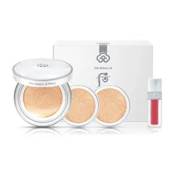 Set Phấn Nước Dưỡng Trắng Whoo Radiant White Moisture Set 4 Món