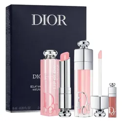 Set Son Dưỡng Dior Addict Natural Glow Lip Essentials 3 Món (Kèm Hộp)