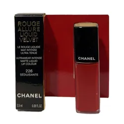 Son Kem Chanel Rouge Allure Liquid Velvet 226 Séduisante Màu Đỏ Burgundy Mini