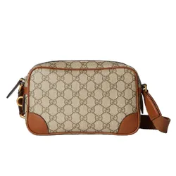 Túi Đeo Chéo Gucci GG Embossed Super Mini Bag 821216-FAED3-9786 Màu Beige