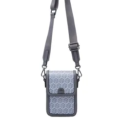 Túi Đeo Chéo Nam Lyn Zoll Infinite Vertical Crossbody Bag - Printed Grey L26CWWA049 Màu Xám