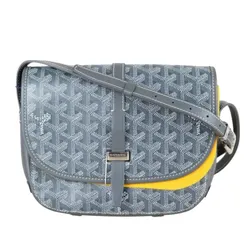 Túi Đeo Chéo Nữ Goyard Belvedere PM Shoulder Bag Grey W25081504 Màu Xám