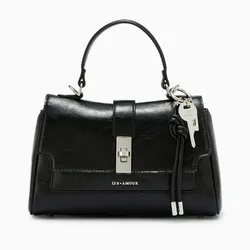 Túi Đeo Chéo Nữ Lyn Cora S Shoulder Bag - Black L25FBWB035 Màu Đen