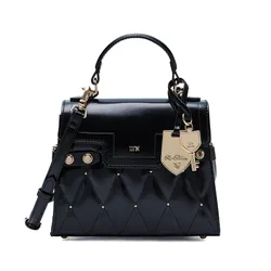 Túi Đeo Chéo Nữ Lyn Hera Fineness Flap S Crossbody Bag - Black L26SBWC003 Màu Đen
