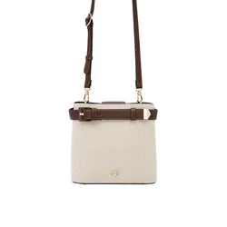 Túi Đeo Chéo Nữ Lyn Marshall L Bucket Bag Brown L26CBWA132 Màu Nâu - Trắng