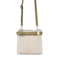 Túi Đeo Chéo Nữ Lyn Marshall L Bucket Bag Green L26CBWA132 Màu Trắng - Xanh