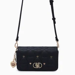 Túi Đeo Chéo Nữ Lyn Moon Cheryl Infinite Wallet On Chain - Black L26CWWA031 Màu Đen