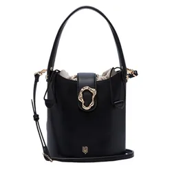 Túi Đeo Chéo Nữ Lyn Vary Infinite Bucket Bag Black L26CBWB019 Màu Đen