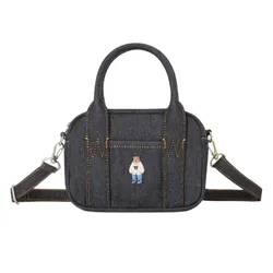 Túi Đeo Chéo Nữ WHOAU Steve Denim Pocket Cross WHBGG2324A Màu Xanh Denim