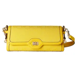 Túi Đeo Vai Nữ Gucci Luce Small Shoulder Bag Màu Vàng