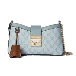 Túi Đeo Vai Nữ Gucci Padlock Small Shoulder Bag Dusty Blue 811705-FAD3R-8744 Màu Xanh Blue