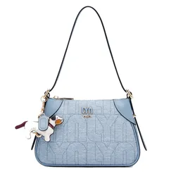 Túi Đeo Vai Nữ Lyn Cadena S Shoulder Bag Blue Variation 2 L25FBWC018 Màu Xanh Nhạt