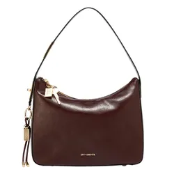 Túi Đeo Vai Nữ Lyn Cora M Shoulder Bag L25FBWB036 Dark Red Màu Đỏ Nâu