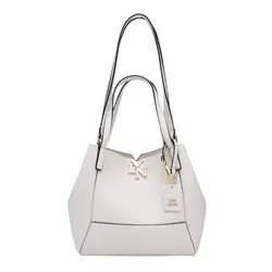 Túi Đeo Vai Nữ Lyn Olga M Shopping Bag Light Grey L26CBWA138 Màu Xám Trắng