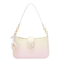Túi Đeo Vai Nữ Lyn Re-Edit Ray Atella Shoulder Bag Pink Variation 2 LL24CBS191 Màu Hồng Vàng