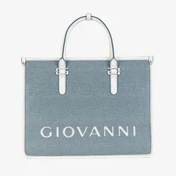 Túi Tote Nữ Giovanni DLD0252-1 Màu Xanh Nhạt