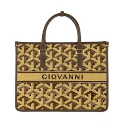 Túi Tote Nữ Giovanni Tote Bag DLD0224-1 Màu Nâu