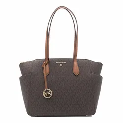 Túi Tote Nữ Michael Kors MK Marilyn Medium Tote Bag 30S2G6AT2B Màu Nâu