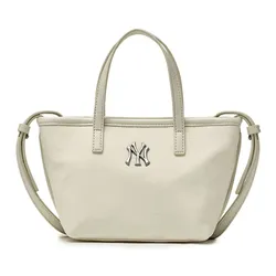 Túi Tote Nữ MLB Basic Vintage Nylon Mini Cross Bag 3ACRVN16N-50IVS Ivory Màu Trắng Ngà