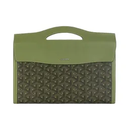 Túi Xách Tay Đựng Laptop Giovanni GBD0045-1DM Màu Xanh Rêu