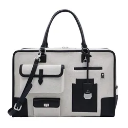 Túi Xách Tay Lyn Tueslove Canvas Xl Tote Bag L26CBWA194 Black Màu Đen