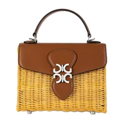 Túi Xách Tay Nữ Giovanni Handle Bag DLD0246-1 Màu Nâu Vàng