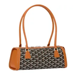 Túi Xách Tay Nữ Goyard Bonbonnière Bag Black & Tan Màu Nâu Đen