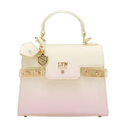 Túi Xách Tay Nữ Lyn Fineness Re-Edit S Handbag Pink Variation 2 LL22WBF298 Màu Kem Hồng