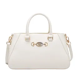 Túi Xách Tay Nữ Lyn Irene Infinite Top Handle M Handbag L26CBWA186 Ivory Màu Trắng