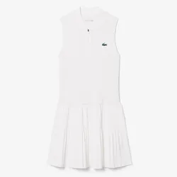 Váy Tennis Nữ Lacoste Ultra Dry Stretch Tennis Dress With Liner EF0151 001 Màu Trắng Size 34