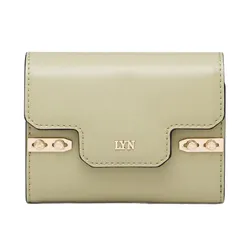 Ví Nữ Lyn Fineness Revision Short Flap Wallet - Light Green L26SWWA024 Màu Xanh Green