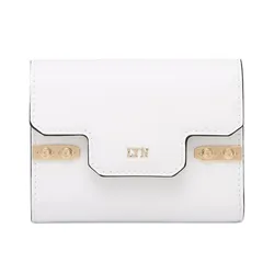 Ví Nữ Lyn Fineness Revision Short Flap Wallet - White L26SWWA024 Màu Trắng