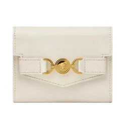 Ví Nữ Versace Medusa 95 Trifold Wallet Màu Beige