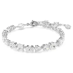 Vòng Đeo Tay Nữ Swarovski Mesmera Bracelet Mixed Cuts, White, Rhodium 5731959 Màu Trắng