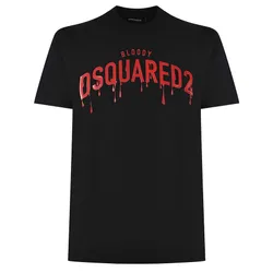 Áo Phông Nam Dsquared2 T-Shirt Schwarz Màu Đen Size XS