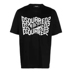 Áo Phông Nam Dsquared2 S74GD1089 S23009 900 Tshrit Màu Đen Size S