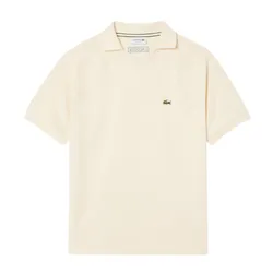 Áo Polo Nam Lacoste Classic Fit Piqué Panel DH2123 XFJ Màu Be Nhạt Size 4