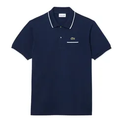 Áo Polo Nam Lacoste Classic Fit Pocket Accent L.12.12 PH9838 - HHW Màu Xanh Navy Size 4