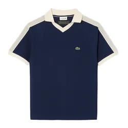 Áo Polo Nam Lacoste Men's Classic Fit Polo Shirt In Piqué Fabric DH2123 166 Màu Xanh Navy&nbsp;Size 4
