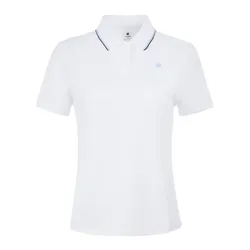 Áo Polo Nữ Le Coq Sportif QR122ETS33-OWT0 Màu Trắng Size 85