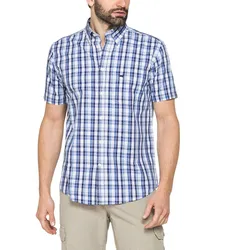 Áo Sơ Mi Nam Carrera Jeans 213C1230A_G057 Màu Kẻ Xanh Caro Size M