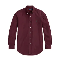 Áo Sơ Mi Nam Ralph Lauren Men's Classic Fit Oxford Shirt Red 710847235029 Màu Đỏ Đô Size L