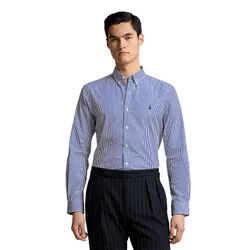 Áo Sơ Mi Nam Ralph Lauren Striped Shirt 710928255008 Màu Xanh Blue Size S