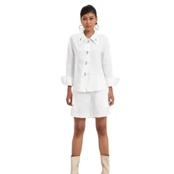 Áo Sơ Mi Nữ F2 Fashion & Freedom Linen Modern Women SMW611-T-S-0923 Màu Trắng Size S