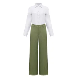 Áo Sơ Mi Nữ F2 Fashion & Freedom Women's Grey And White Linen Shirt SMW616-XAM TRANG-S-0324 Màu Xám Trắng Size S